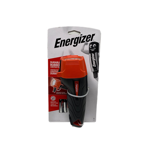 4 ENERGIZER IMPACT RUBBER LED TORCH 2AA ~