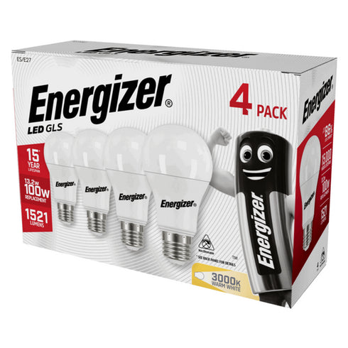 ENERGIZER PK4 15W(100W) ES GLS LED LAMP