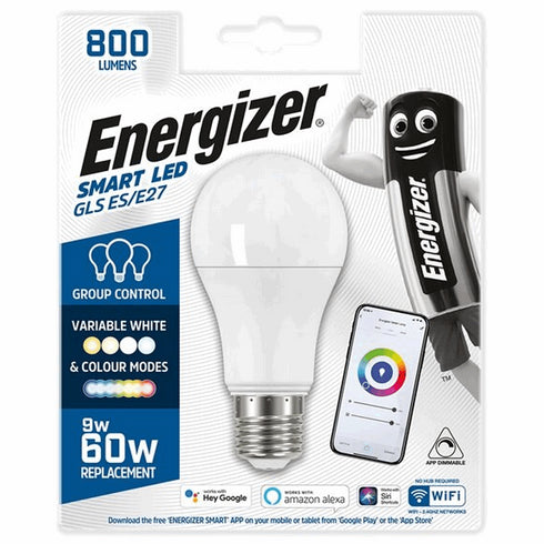 ENERGIZER 9W=60W E27 GLS SMART LED