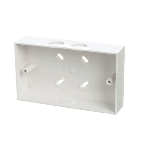 25MM 2G SURF.BOX C/W 20MM KO ~