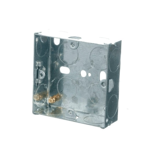 25MM 1G FLUSH METAL BOX