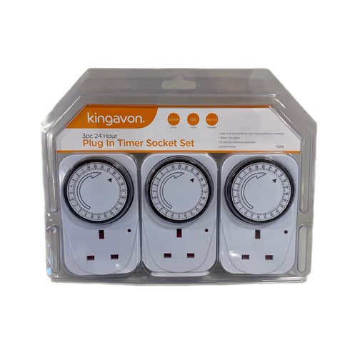 POWERMASTER 3PK 24HR PLUG IN TIMER