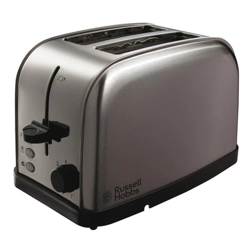 RUSSELL HOBBS 2 SLICE STAINLESS STEEL TOASTER 18780/18139