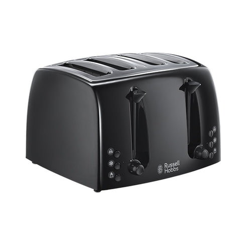 RUSSELL HOBBS 4 SLICE BLACK TEXTURES TOASTER