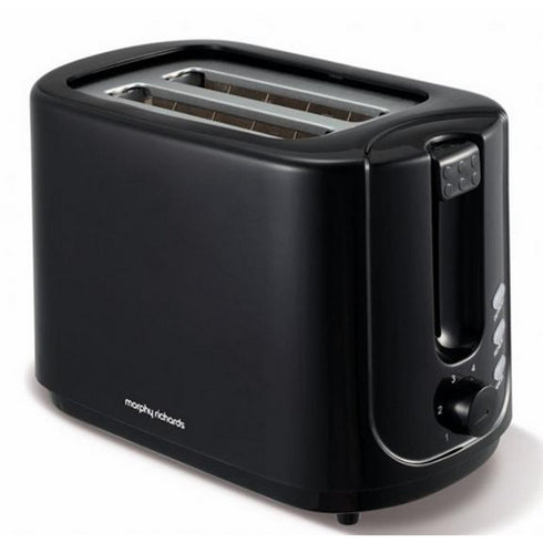 M/RICHARDS 800W 2 SLICE TOASTER, BLACK,
