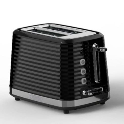 SATURN 2 SLICE TOASTER BLACK