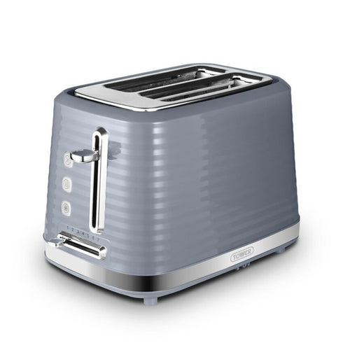 SATURN 2 SLICE TOASTER GREY