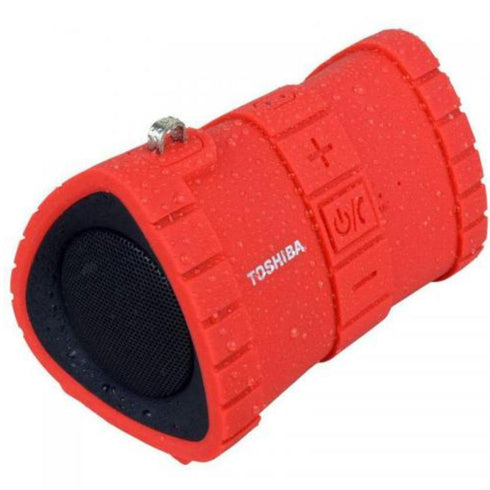 Sonic Dive 2, 6W Water, Dirt, Shock Proof Bluetooth Speaker-Red