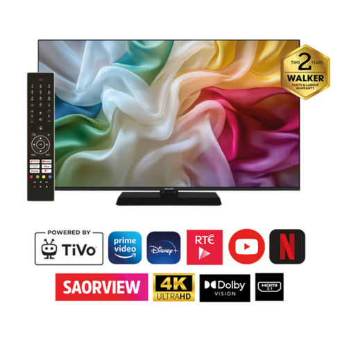 WALKER "SMART" TV 55" 4K LED C/W SAT TUNER/WIFI