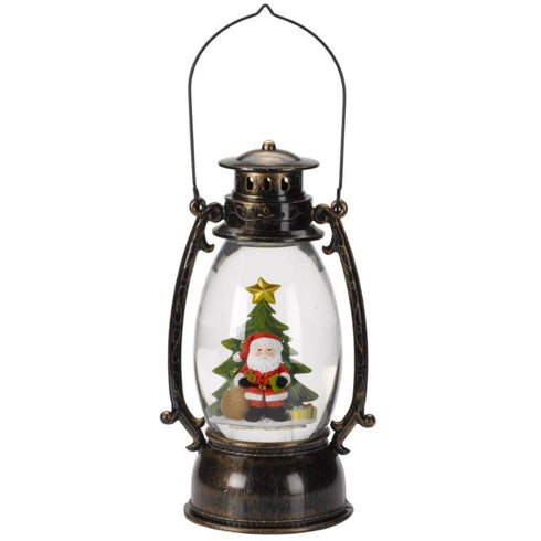 SNOW SWIRL TREE LANTERN