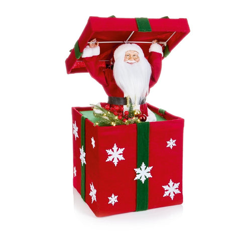MUSICAL SANTA IN GIFT BOX
