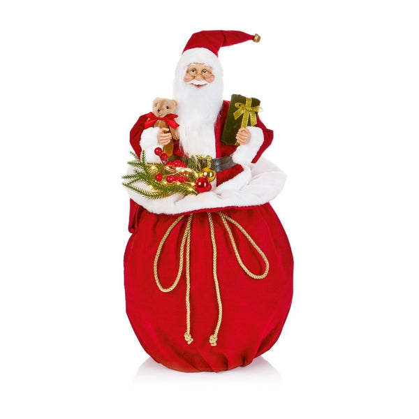 MUSICAL SANTA SITTING IN GIFT BAG