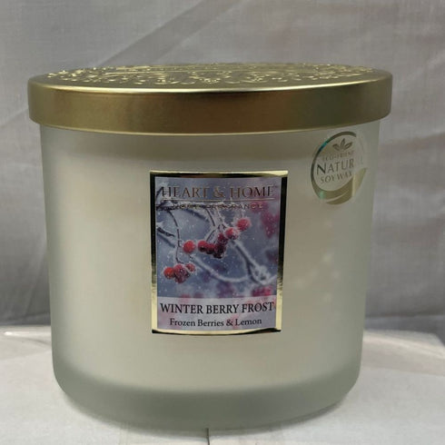Twin Wick Candle - Winter Berry Frost