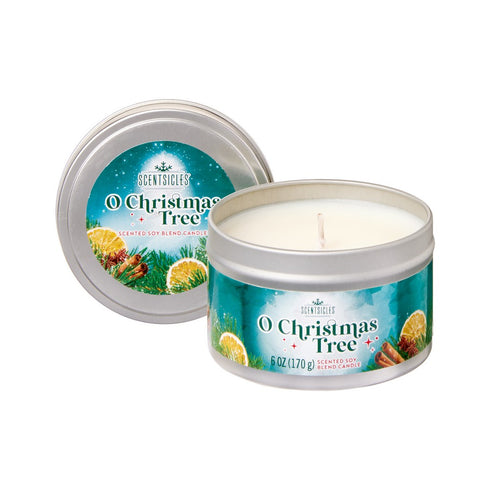 O Christmas Tree Scentsicles Candle 170g 8cm Diameter 25 hour burn time