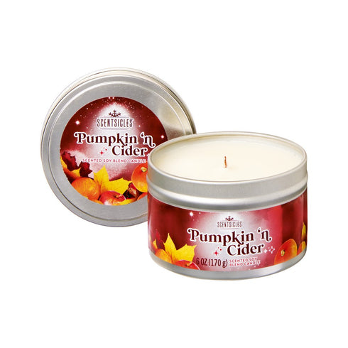 Pumpkin n Cider Scentsicles Candle 170g 8cm Diameter 25 hour burn time