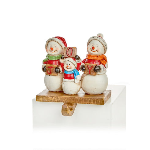 14cm Snowman Family Stocking H