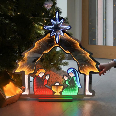 65cm infinity nativity scene