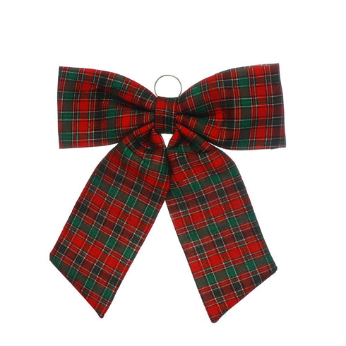60cm tartan velvet bow