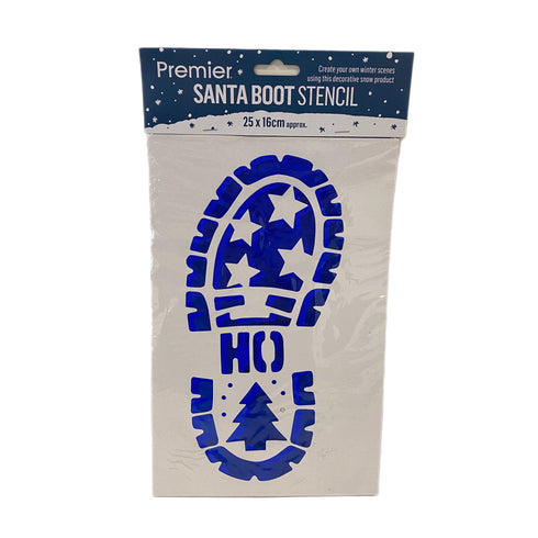 25 x 16cm Santa Boot Stencil