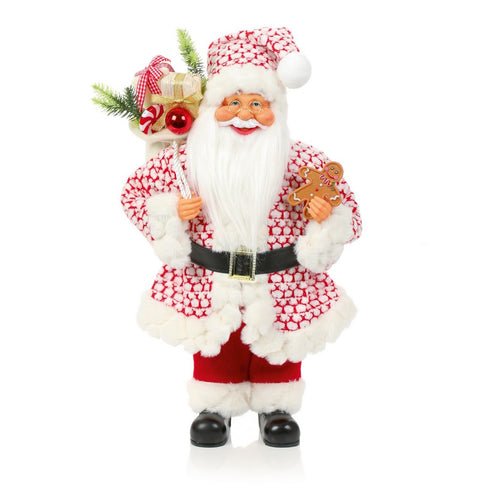40cm Red-White Santa Plush