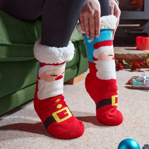 Santa Slipper Socks