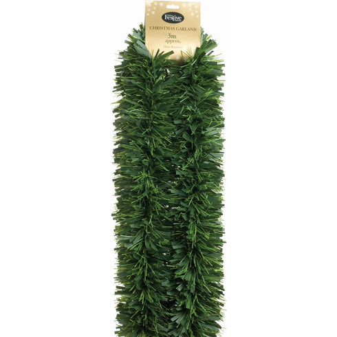 CHUNKY GREEN TINSEL