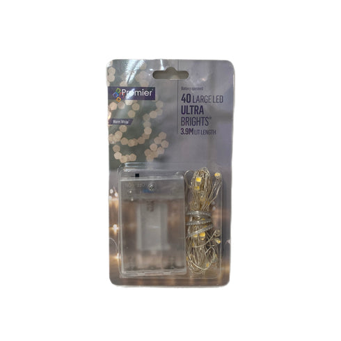 40 LED B/O ULTRABRIGHT LIGHTS W/W