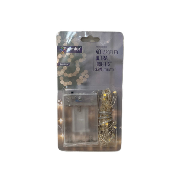 40 LED B/O ULTRABRIGHT LIGHTS W/W