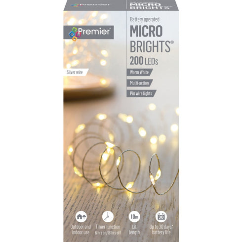 200 LED B/O MULTI-ACTION MICROBRIGHTS -W/W