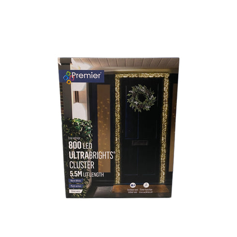 800 LED MULTIACTION CLUSTER DOOR GARLAND W/W