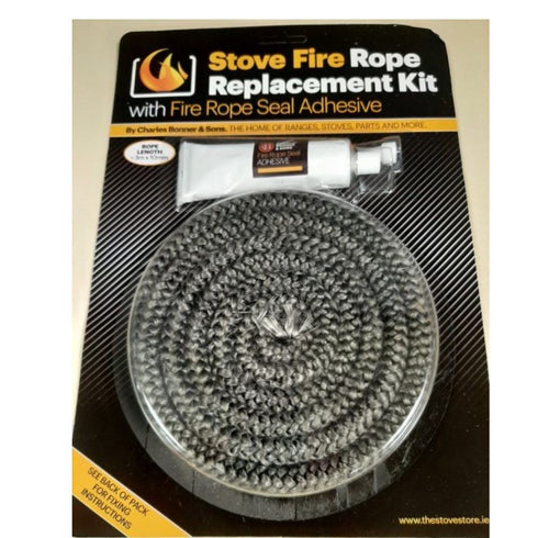 3MT FIRE ROPE (10MM) PK C/W ADHESIVE