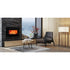 SOLIS I60SS 10KW SINGLE SIDED STOVE- GLASS SURROUND -NO FAN-GRAPHITE