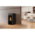 SOLIS K1700 PELET STOVE BOILER GREY STRAIGHT SIDES