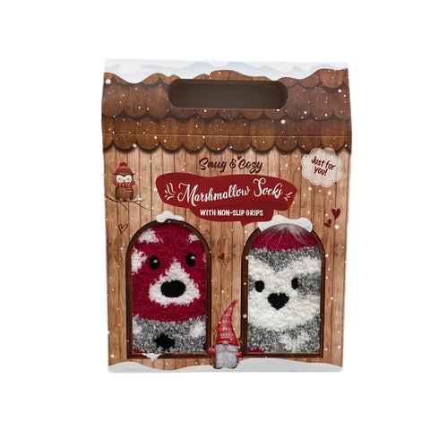 MARSHMALLOW BED SOCK 2PR