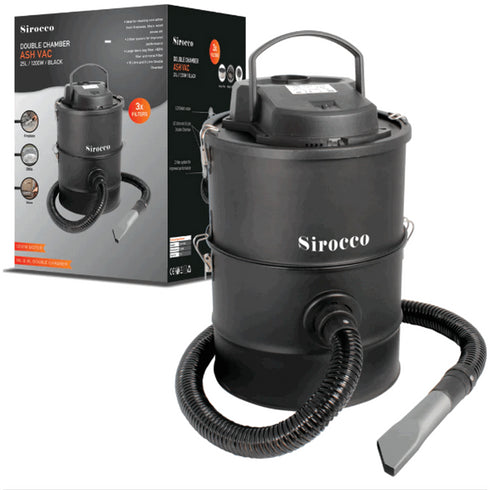 SIROCCO ASH VAC DOUBLE CHAMBER 25LT ~