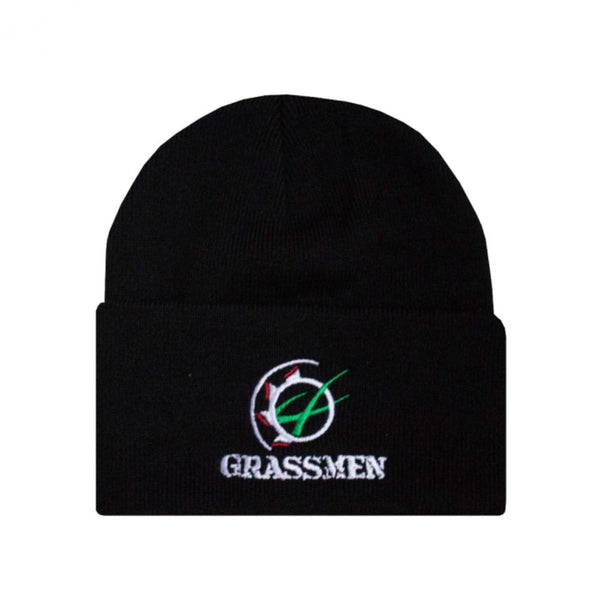 GRASSMEN BEANIE HAT BLACK