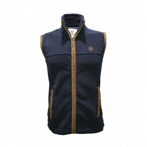 GRASSMEN FLEECE GILLET NAVY