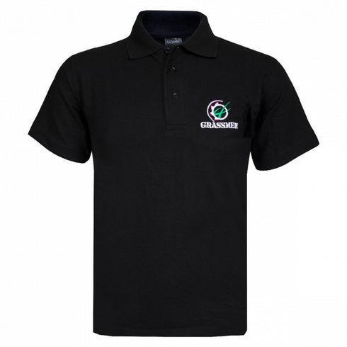 GRASSMEN BLACK POLO SHIRT