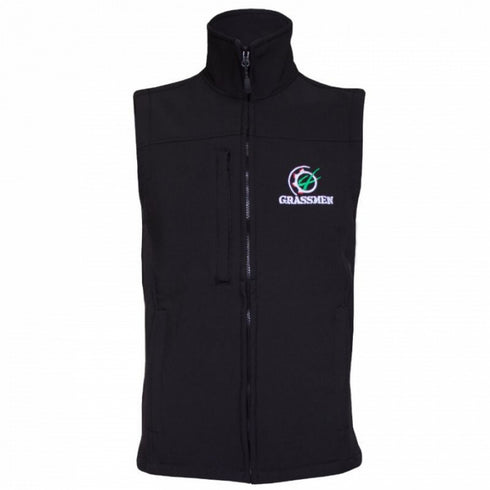 GRASSMEN SOFTSHELL GILLET BLACK