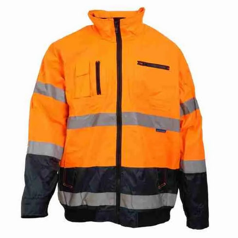LEGEND 2 TONE HI VIZ BOMBER JKT