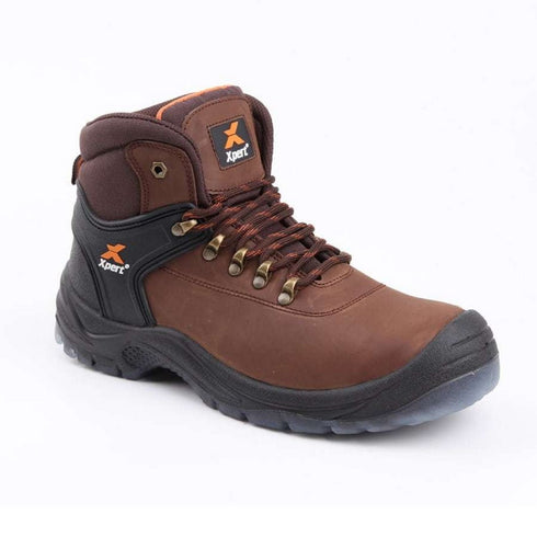 XPERT WARRIOR HIKER STYLE SAFETY BOOT BROWN