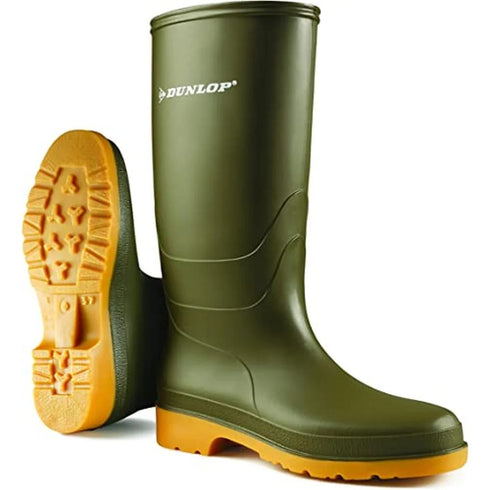 DUNLOP KIDS DULL WELLIE GREEN