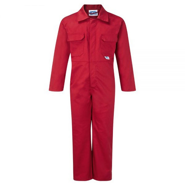 TEARAWAY JUNIOR COVERALL RED CHEST
