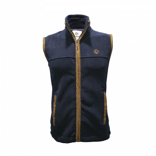 GRASSMEN FLEECE GILET NAVY