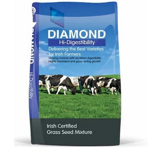 12.5Kg NO 1 DIAMOND HIGH DIGESTABILITY HI YIELD LONG TERM Grasseed GRAZING /SILAGE
