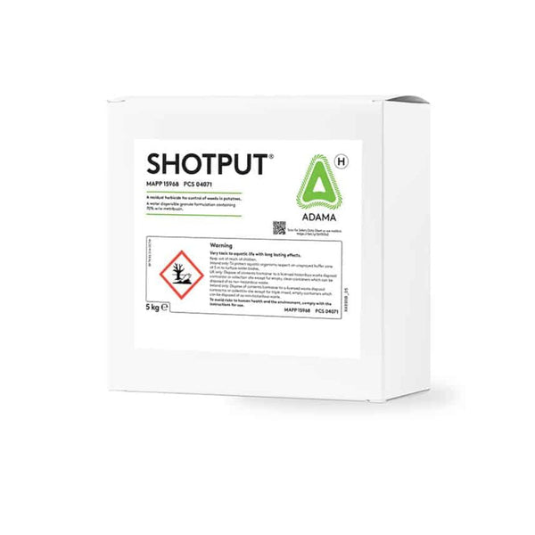 Shotput =Sencorex 1KG (1-1.5kg per H/A )