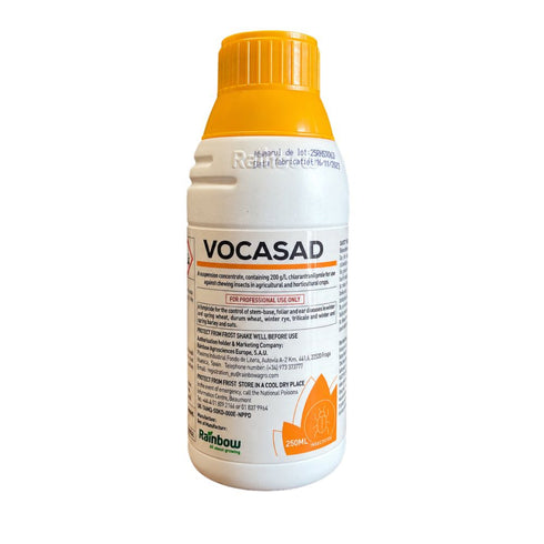 250ml Vocasad /Coragen 175 mls per ha (same as coragan )