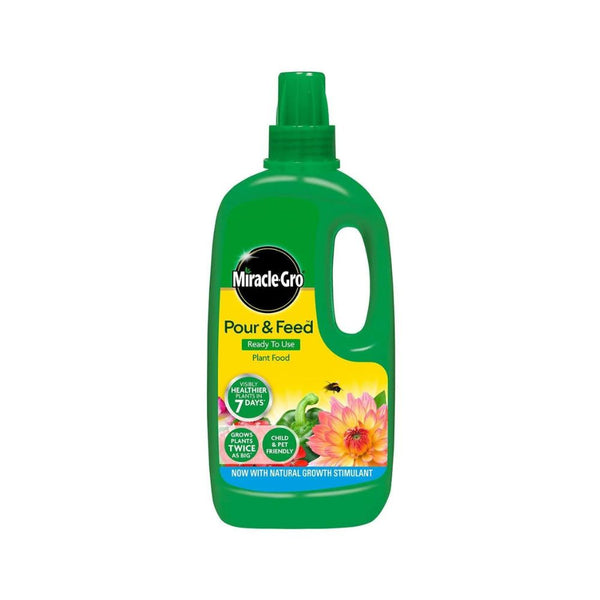 MIRACLE-GRO POUR & FEED READY TO USE PLANT FOOD 1LT