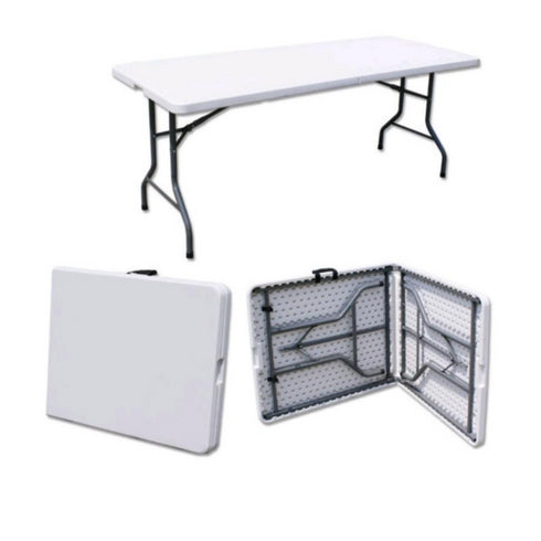 1.8M FOLDING TABLE WHITE