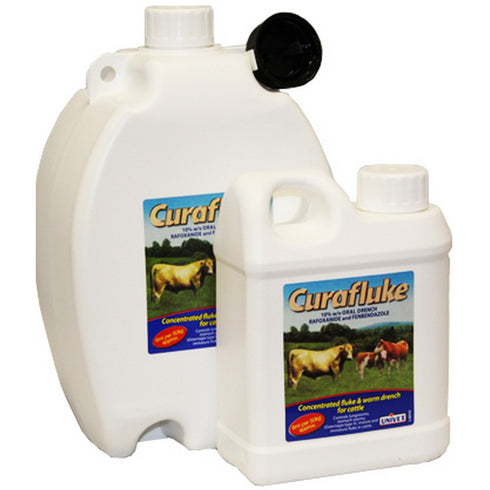 1LT Curafluke Cattle 10% (Rafoxanide +Fenbendazole )